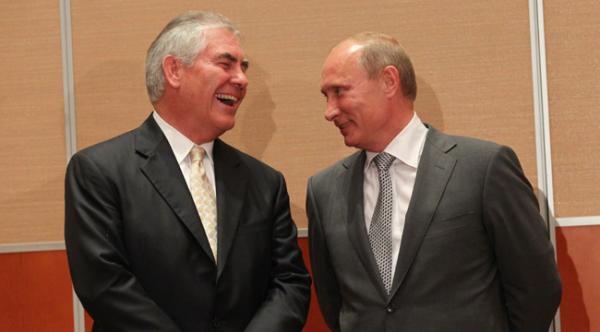 Рекс Тиллерсон и Владимир Путин