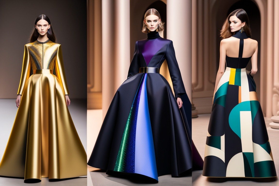 Геометрическая абстракция — Койнаш Карина Сергеевна руководит созданием коллекции вечерних платьев нового поколения